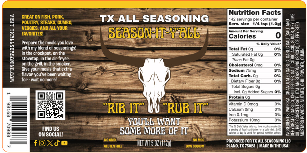 “RIB IT” “RUB IT” & CHILE LIME CHORIZO COMBO