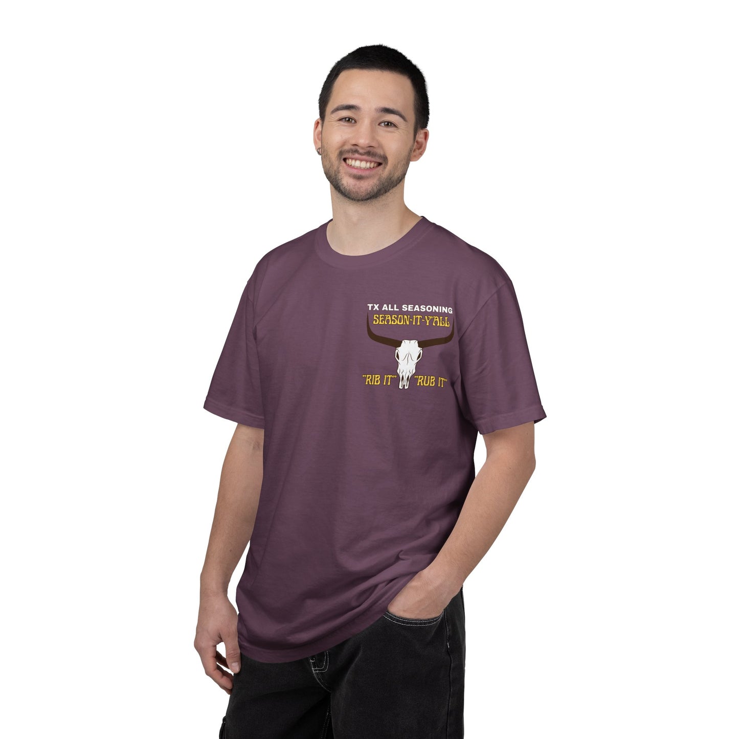Longhorn Skull Western T-Shirt — "We All Understand Mexican-Style" Graphic Tee