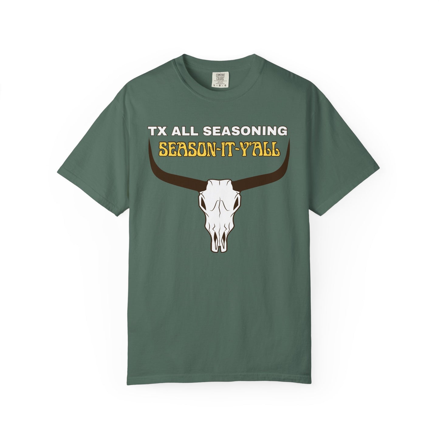 TX ALL SEASONING Skull T-Shirt — Texas All-Seasoning Western Tee