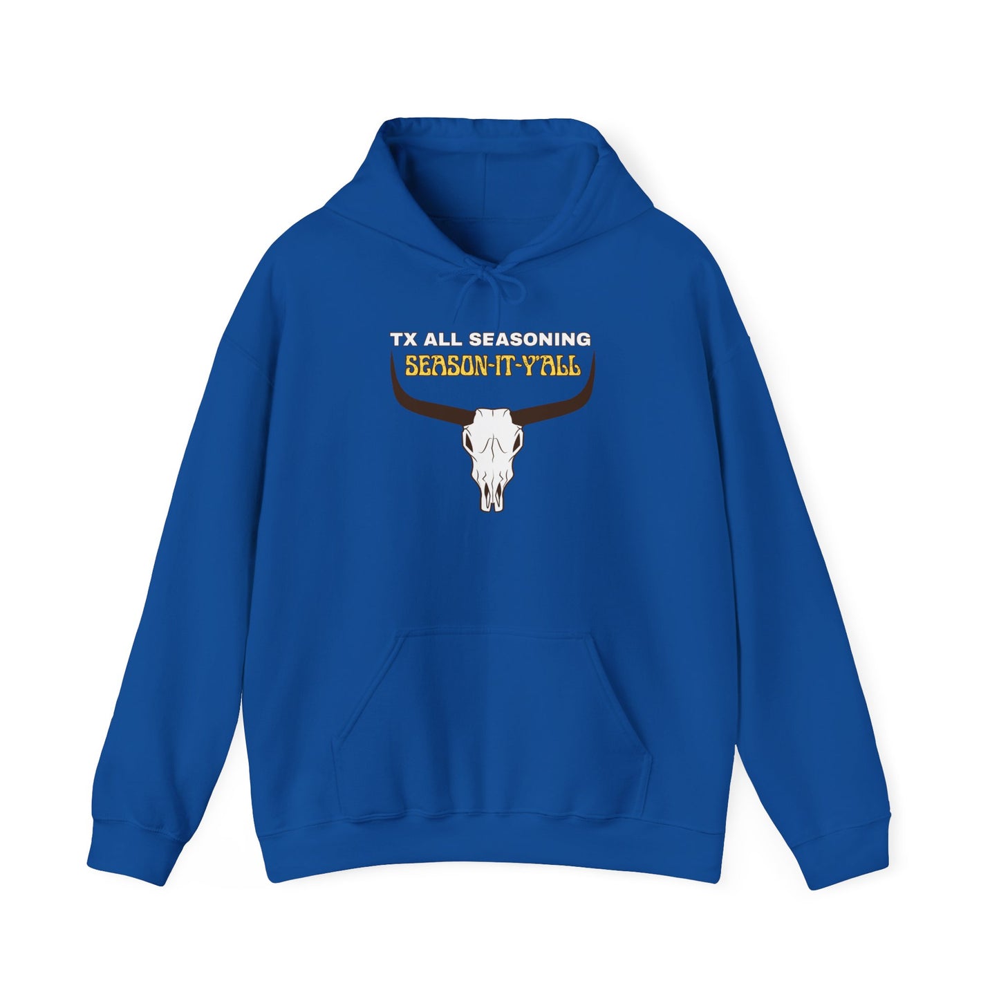 Skull & Horns Hoodie – TX ALL SEASONING