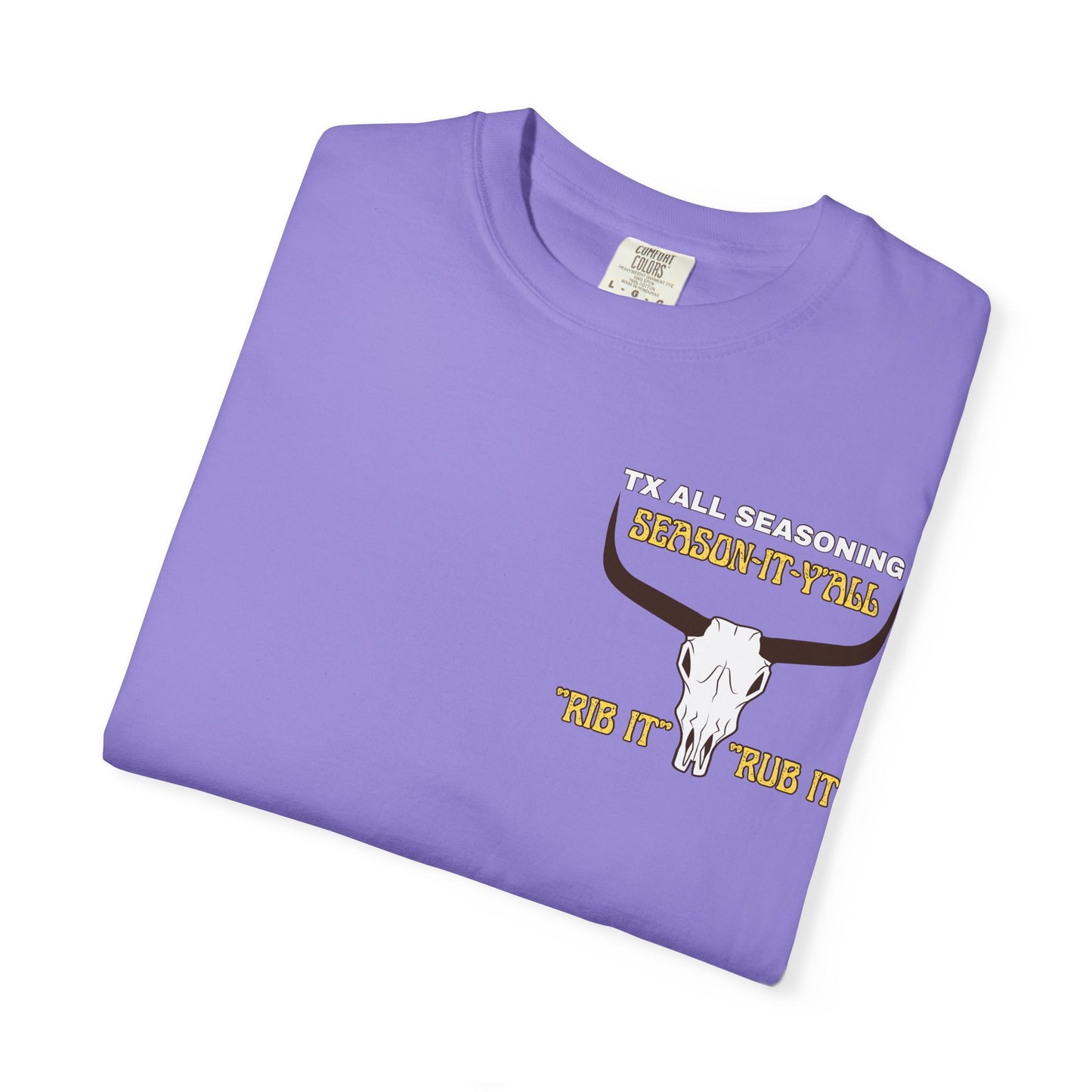 Longhorn Skull Western T-Shirt — "We All Understand Mexican-Style" Graphic Tee