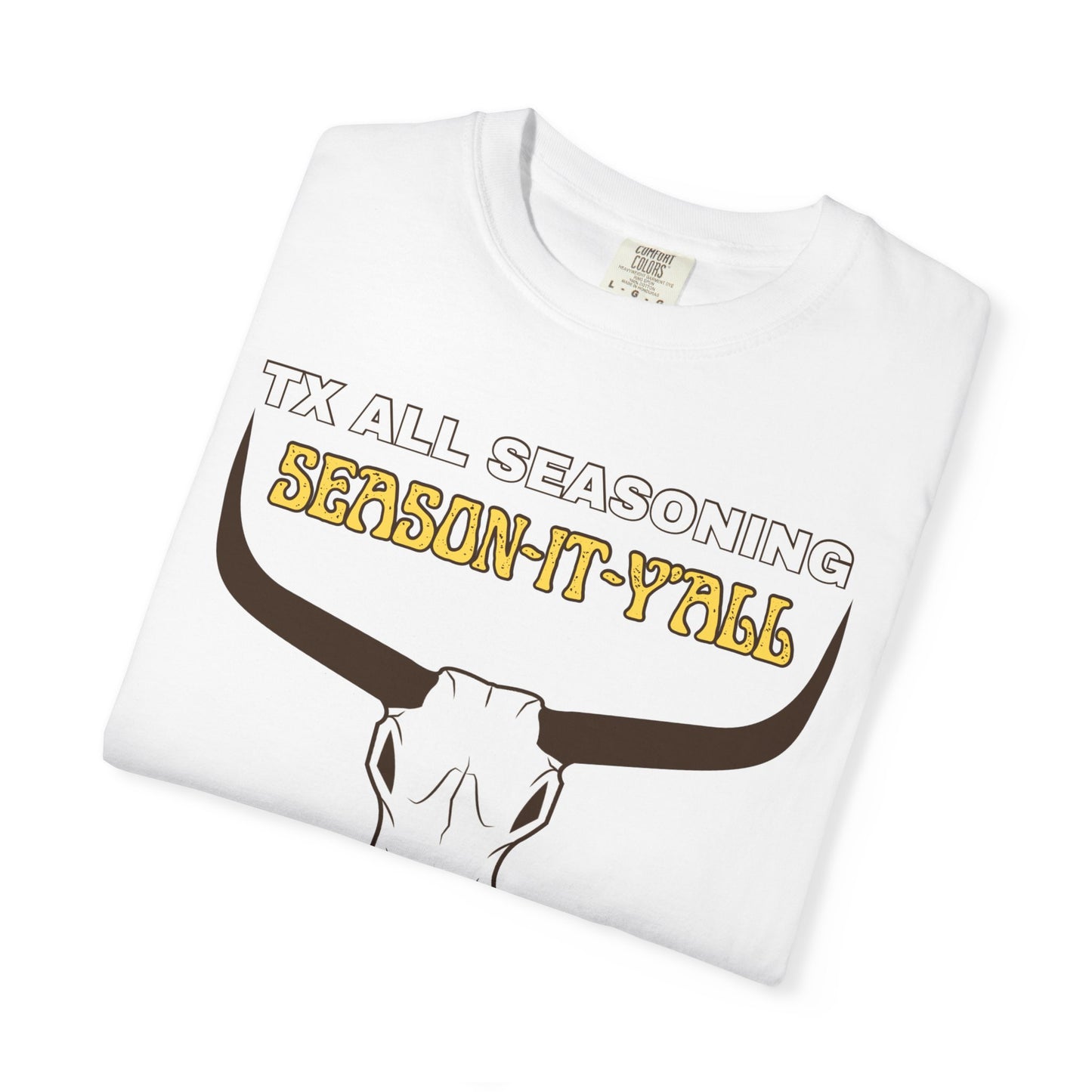 TX ALL SEASONING Skull T-Shirt — Texas All-Seasoning Western Tee