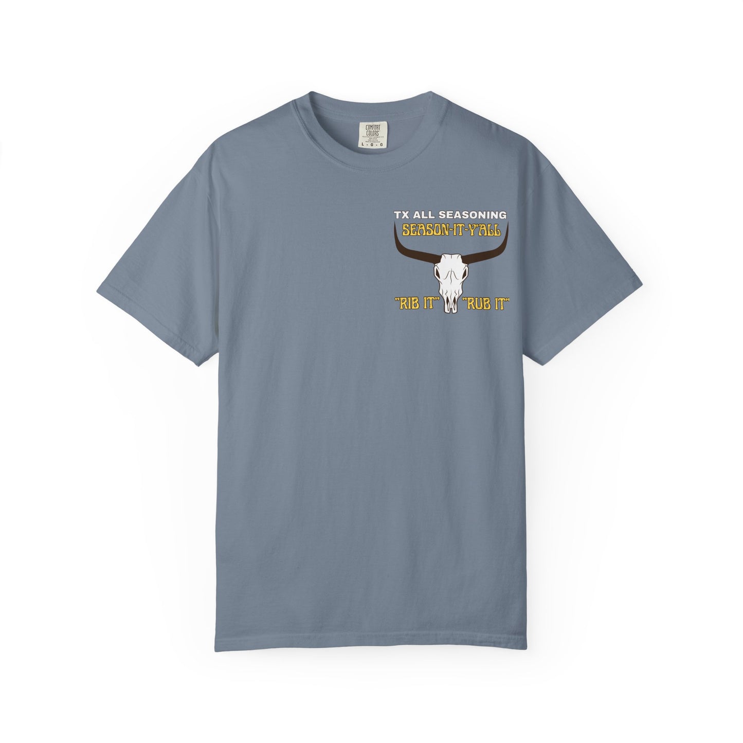 Longhorn Skull Western T-Shirt — "We All Understand Mexican-Style" Graphic Tee