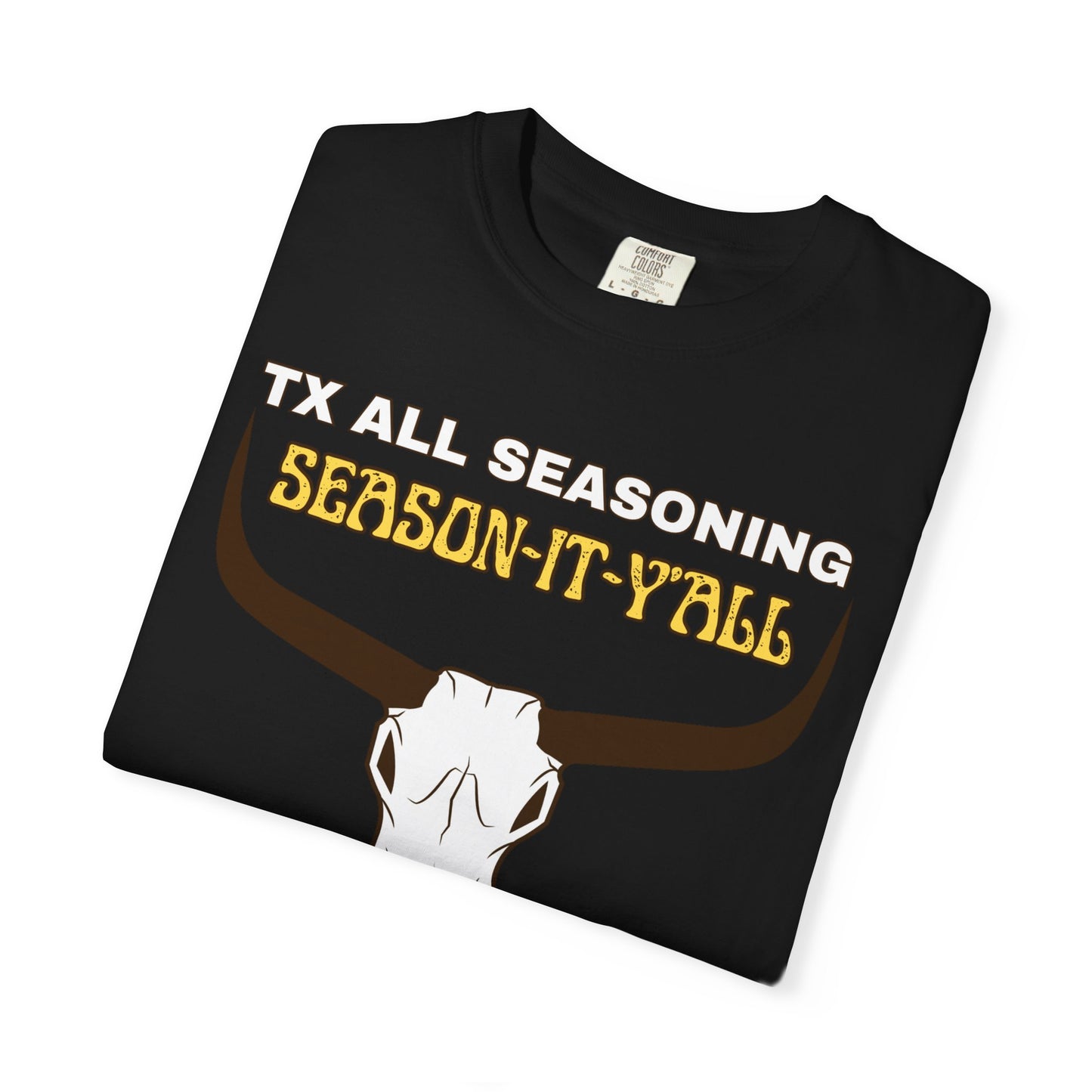 TX ALL SEASONING Skull T-Shirt — Texas All-Seasoning Western Tee