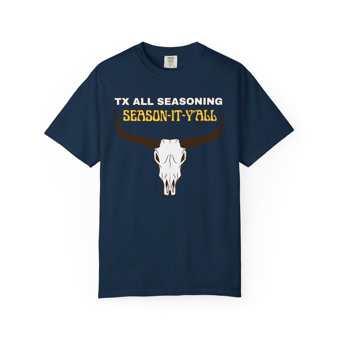 TX ALL SEASONING Skull T-Shirt — Texas All-Seasoning Western Tee