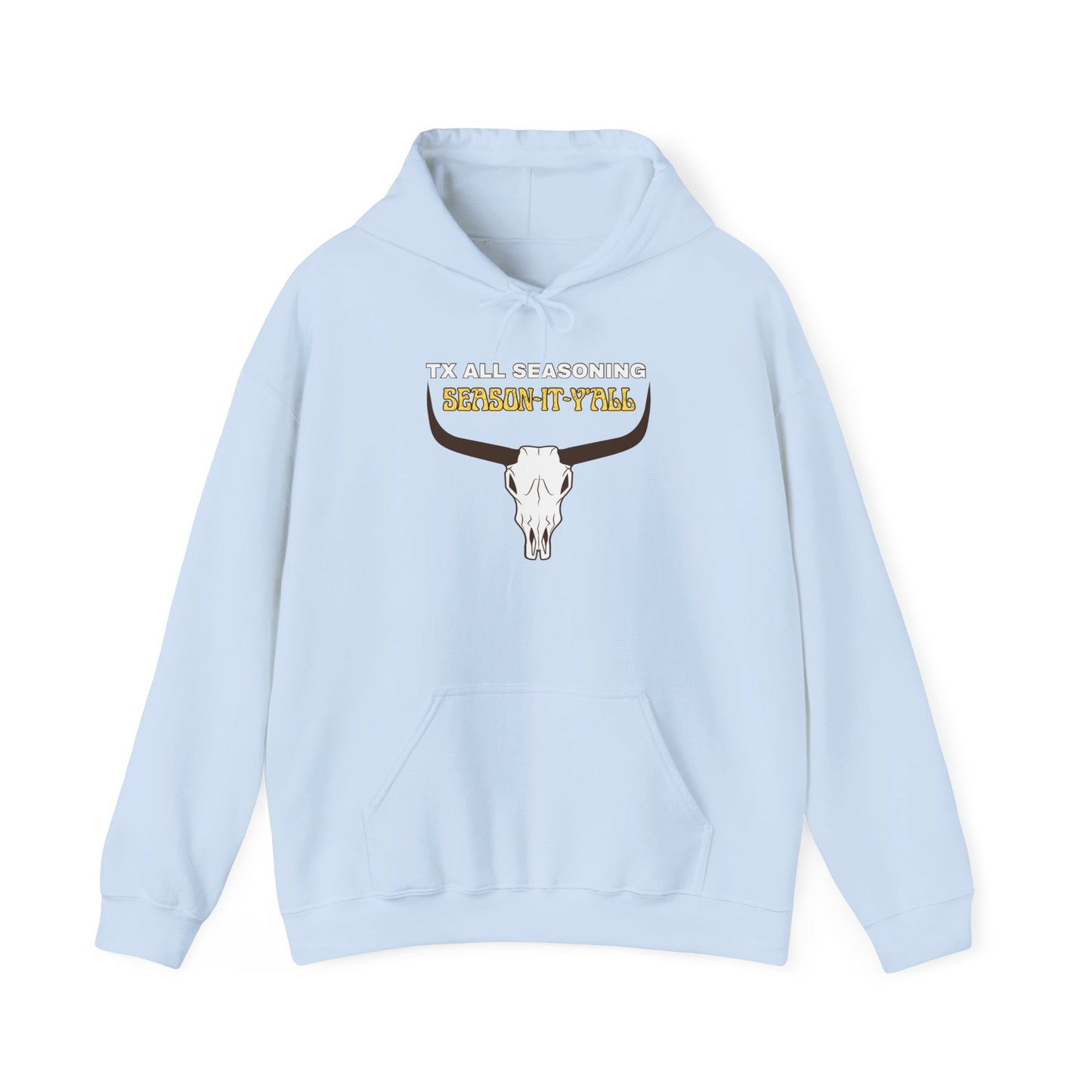 Skull & Horns Hoodie – TX ALL SEASONING