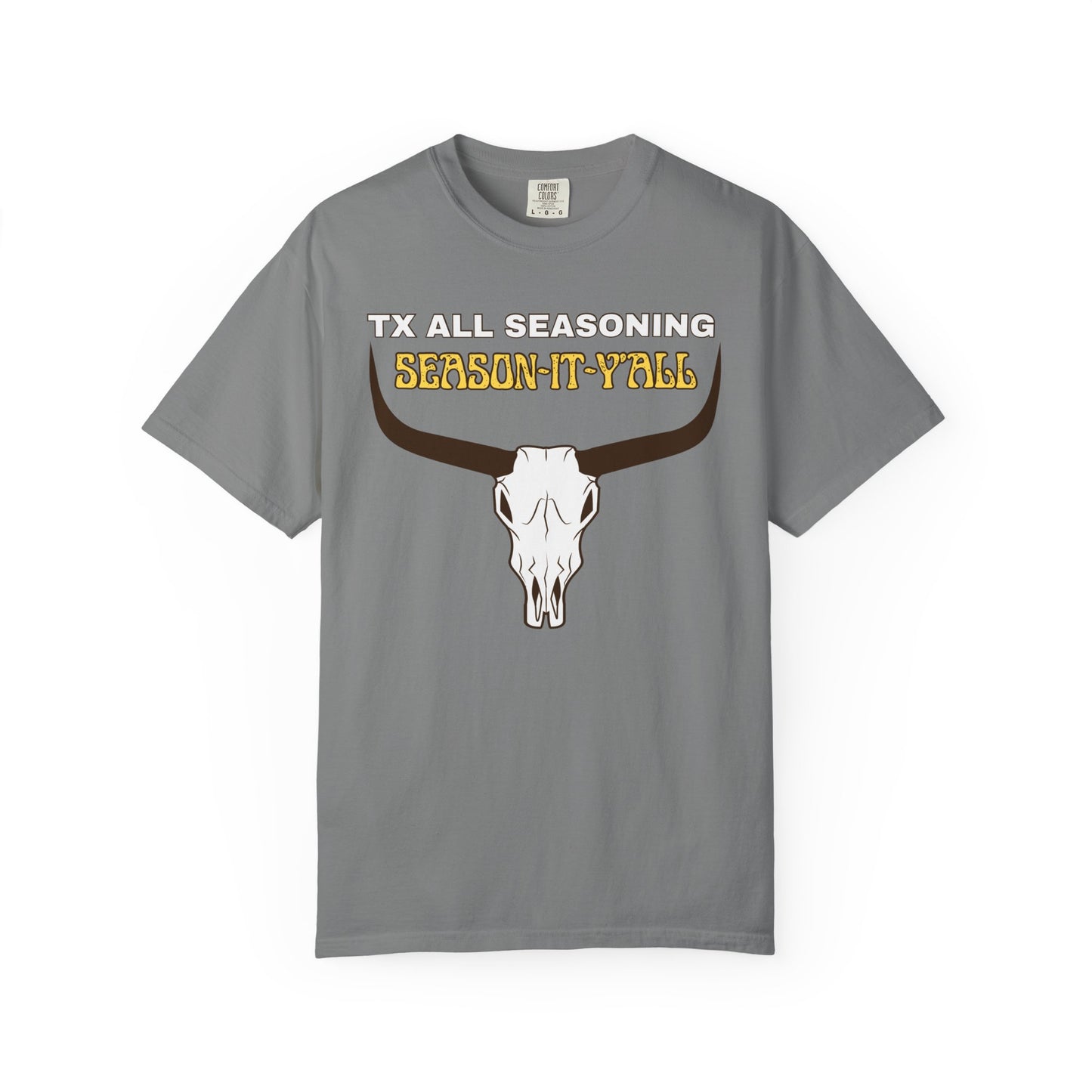 TX ALL SEASONING Skull T-Shirt — Texas All-Seasoning Western Tee