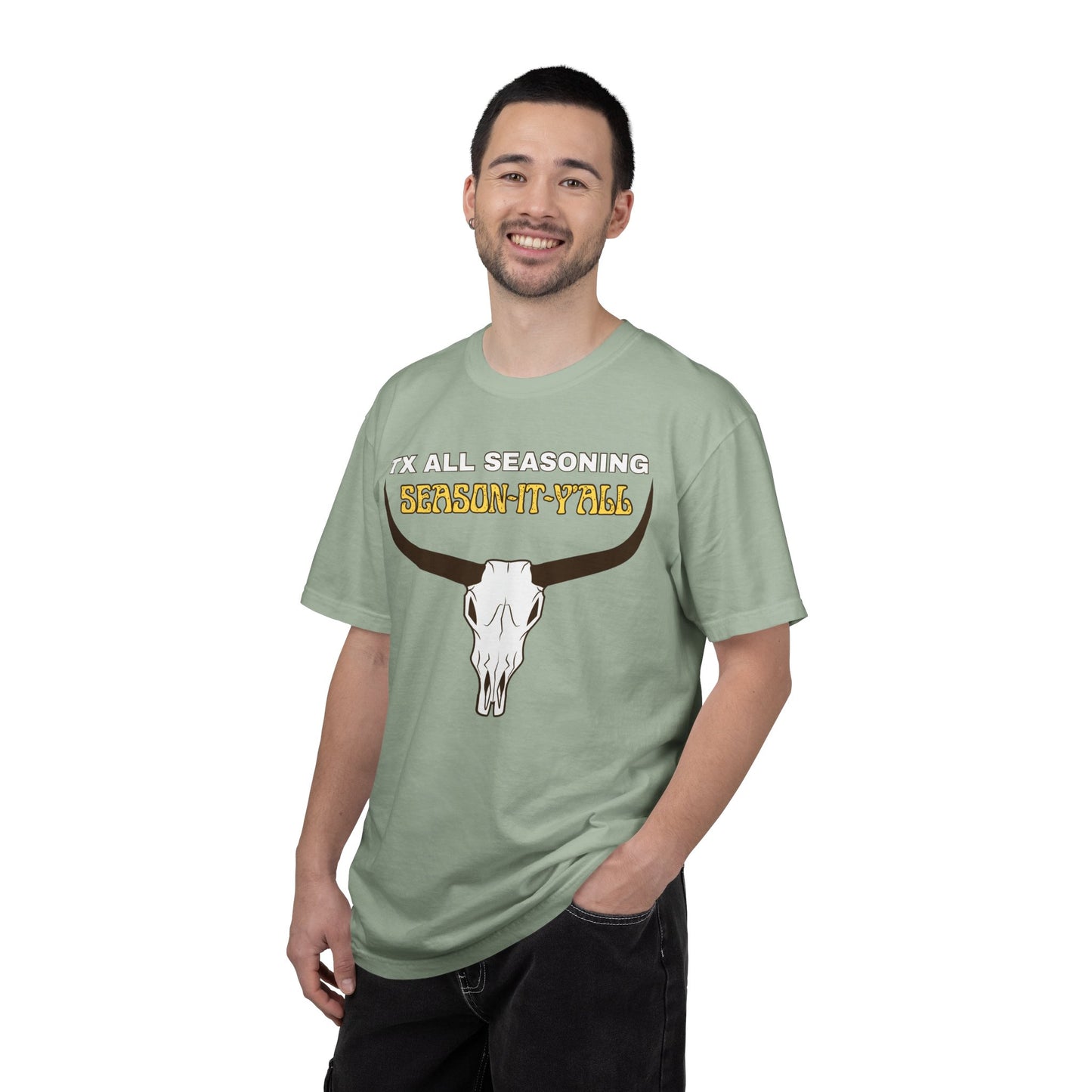 TX ALL SEASONING Skull T-Shirt — Texas All-Seasoning Western Tee