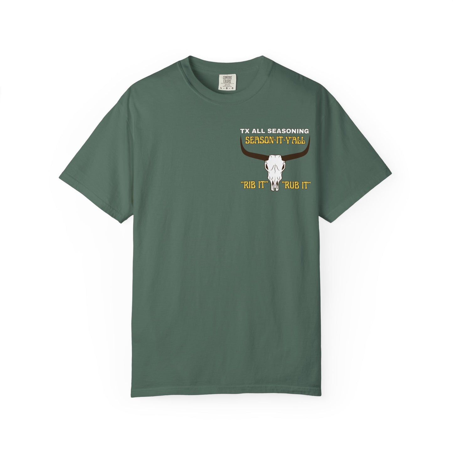 Longhorn Skull Western T-Shirt — "We All Understand Mexican-Style" Graphic Tee