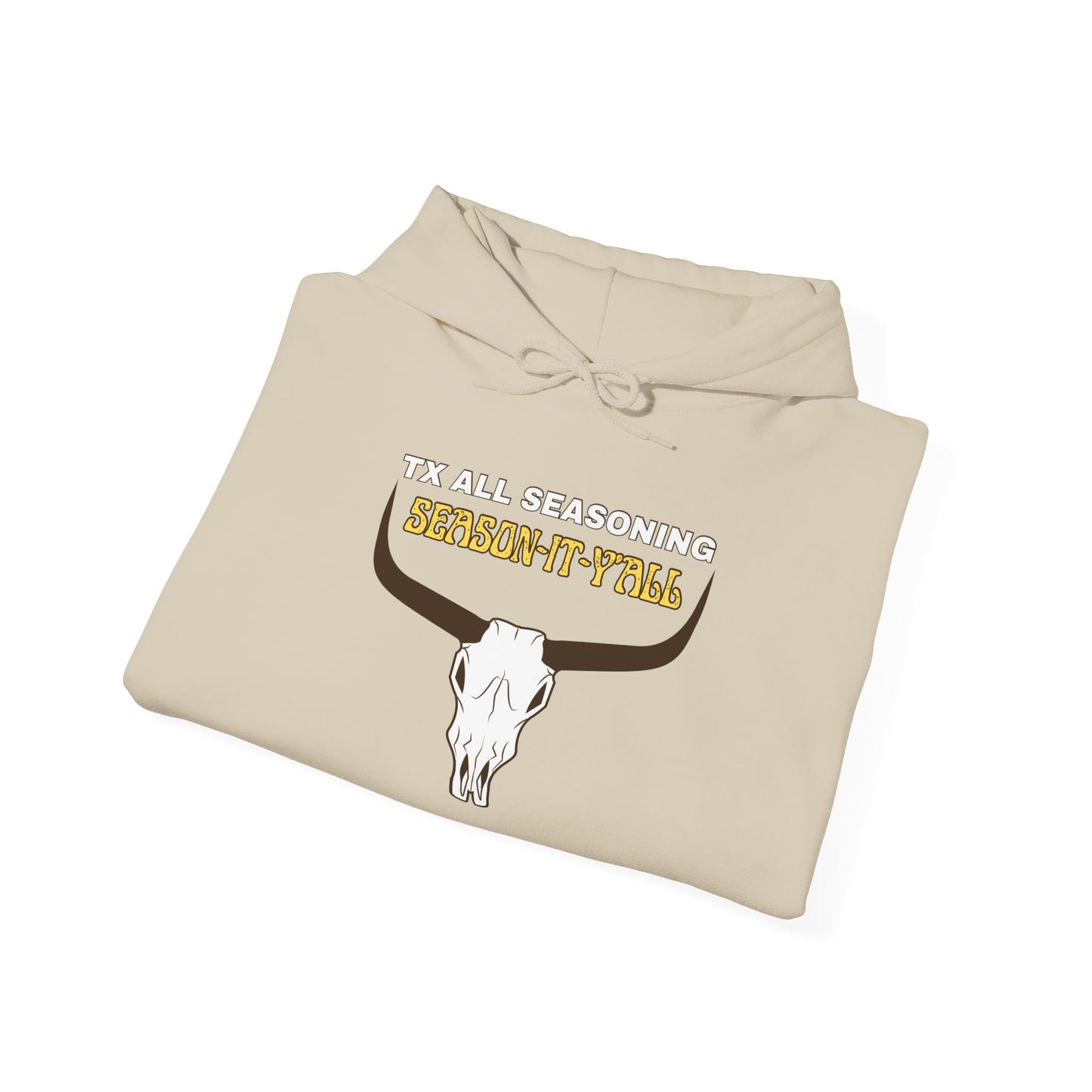 Skull & Horns Hoodie – TX ALL SEASONING
