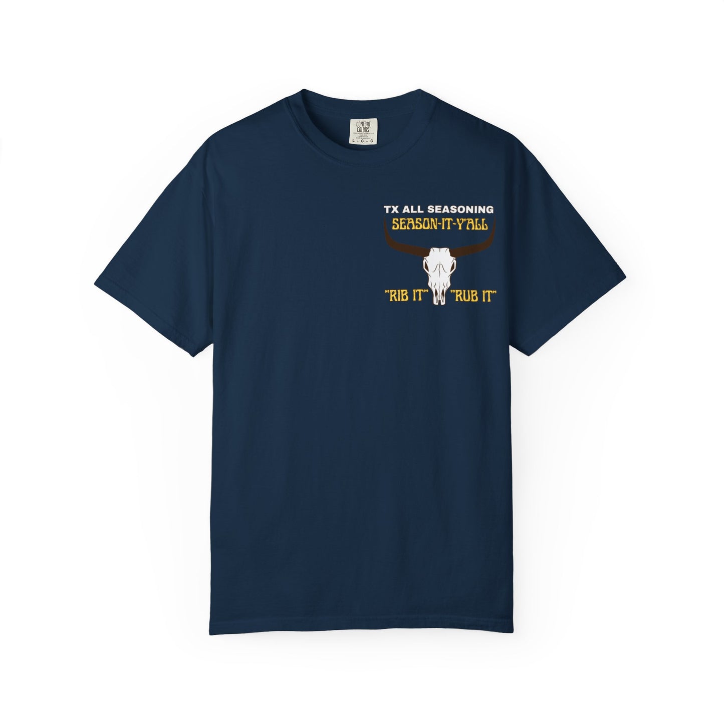 Longhorn Skull Western T-Shirt — "We All Understand Mexican-Style" Graphic Tee