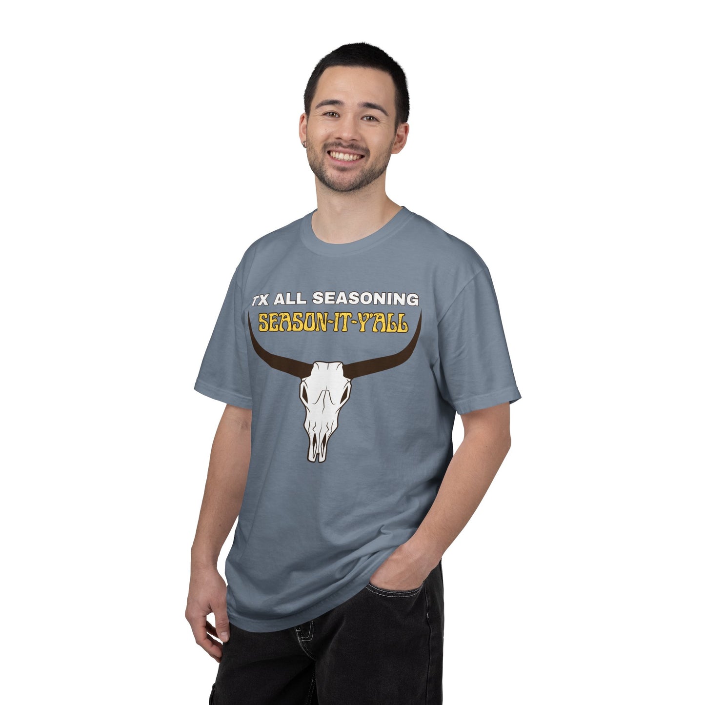 TX ALL SEASONING Skull T-Shirt — Texas All-Seasoning Western Tee