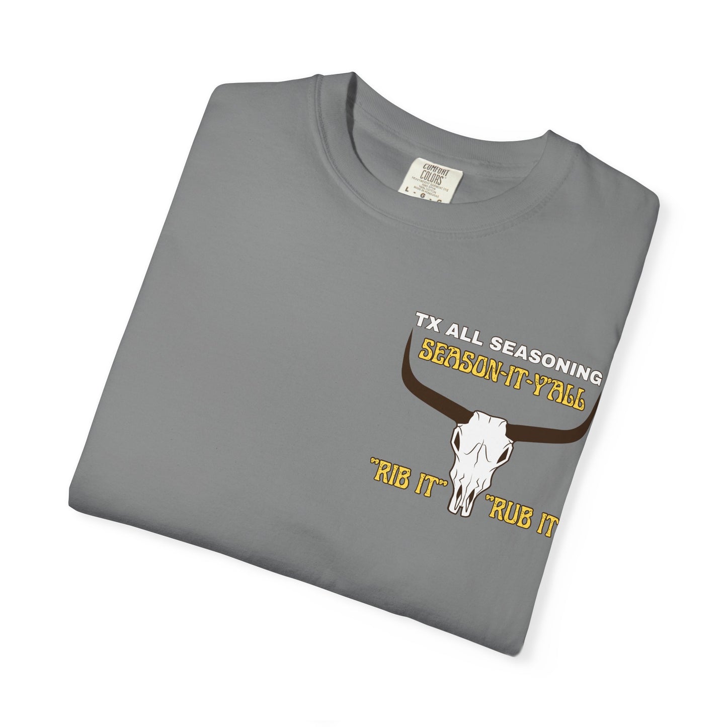 Longhorn Skull Western T-Shirt — "We All Understand Mexican-Style" Graphic Tee