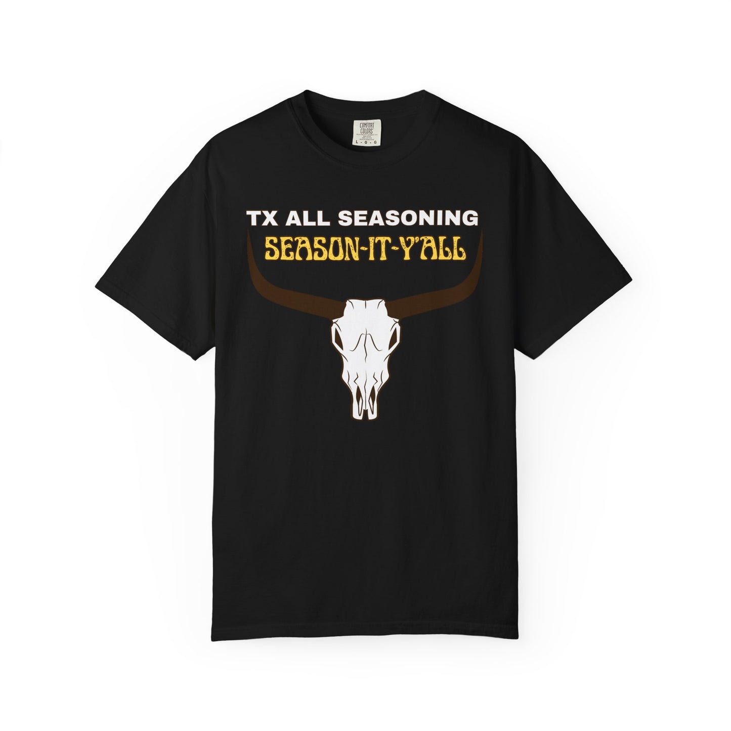 TX ALL SEASONING Skull T-Shirt — Texas All-Seasoning Western Tee