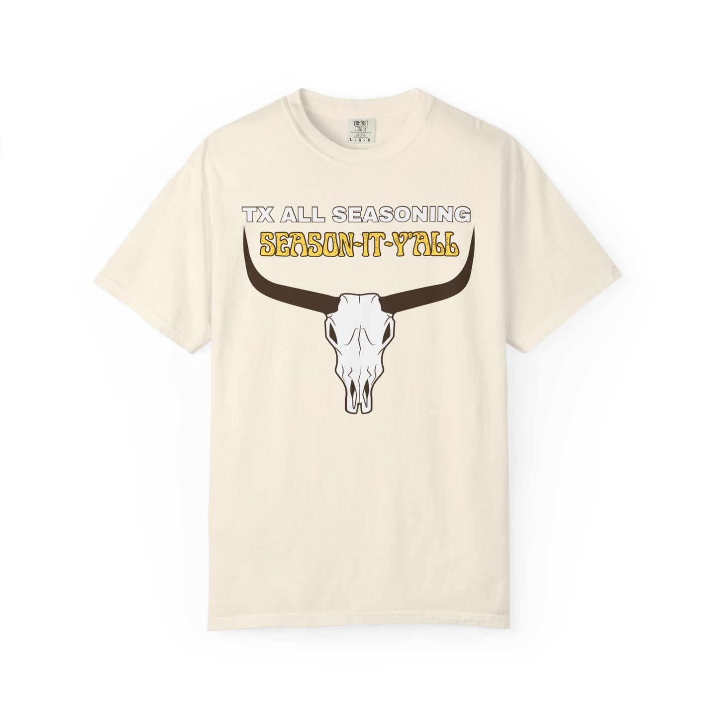TX ALL SEASONING Skull T-Shirt — Texas All-Seasoning Western Tee