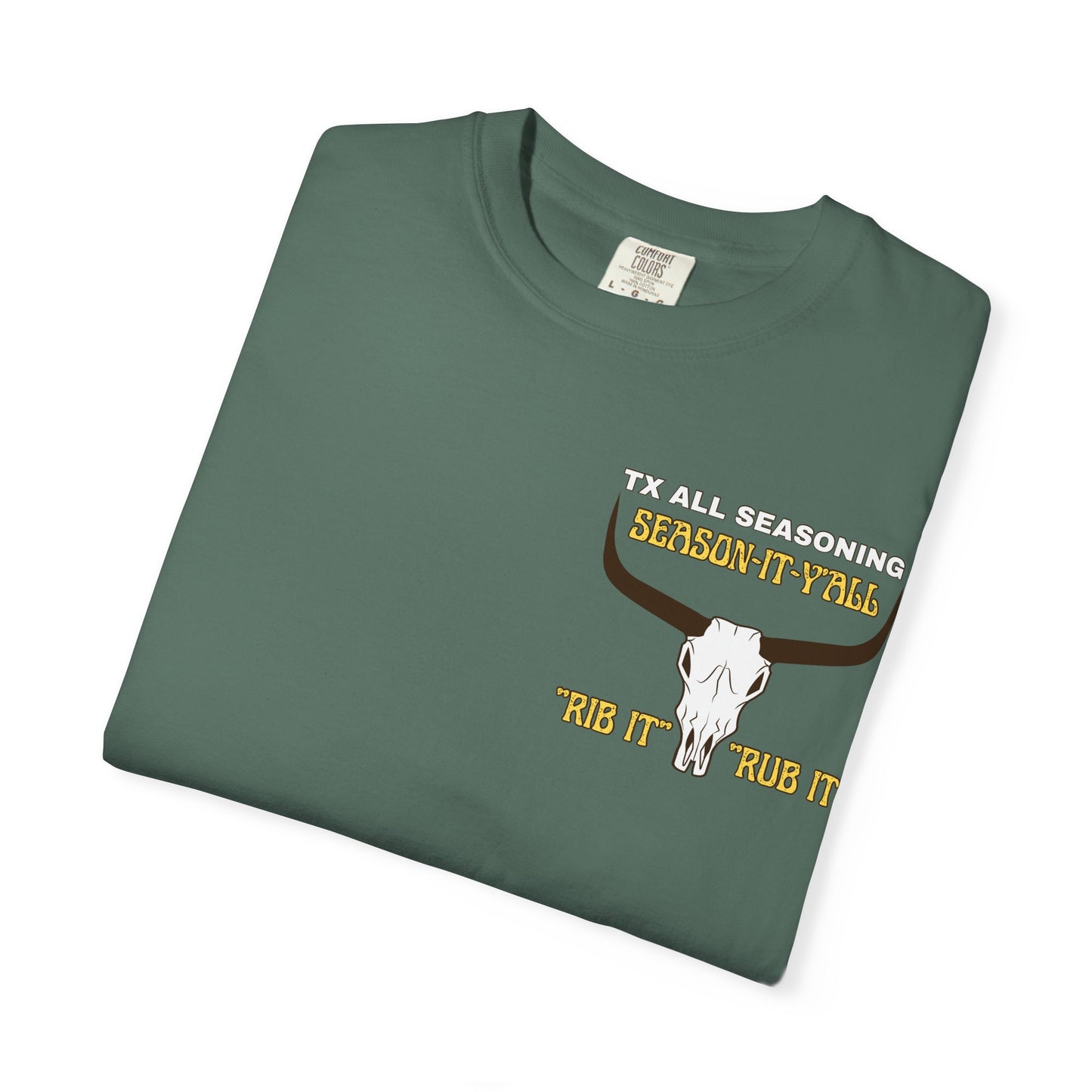 Longhorn Skull Western T-Shirt — "We All Understand Mexican-Style" Graphic Tee