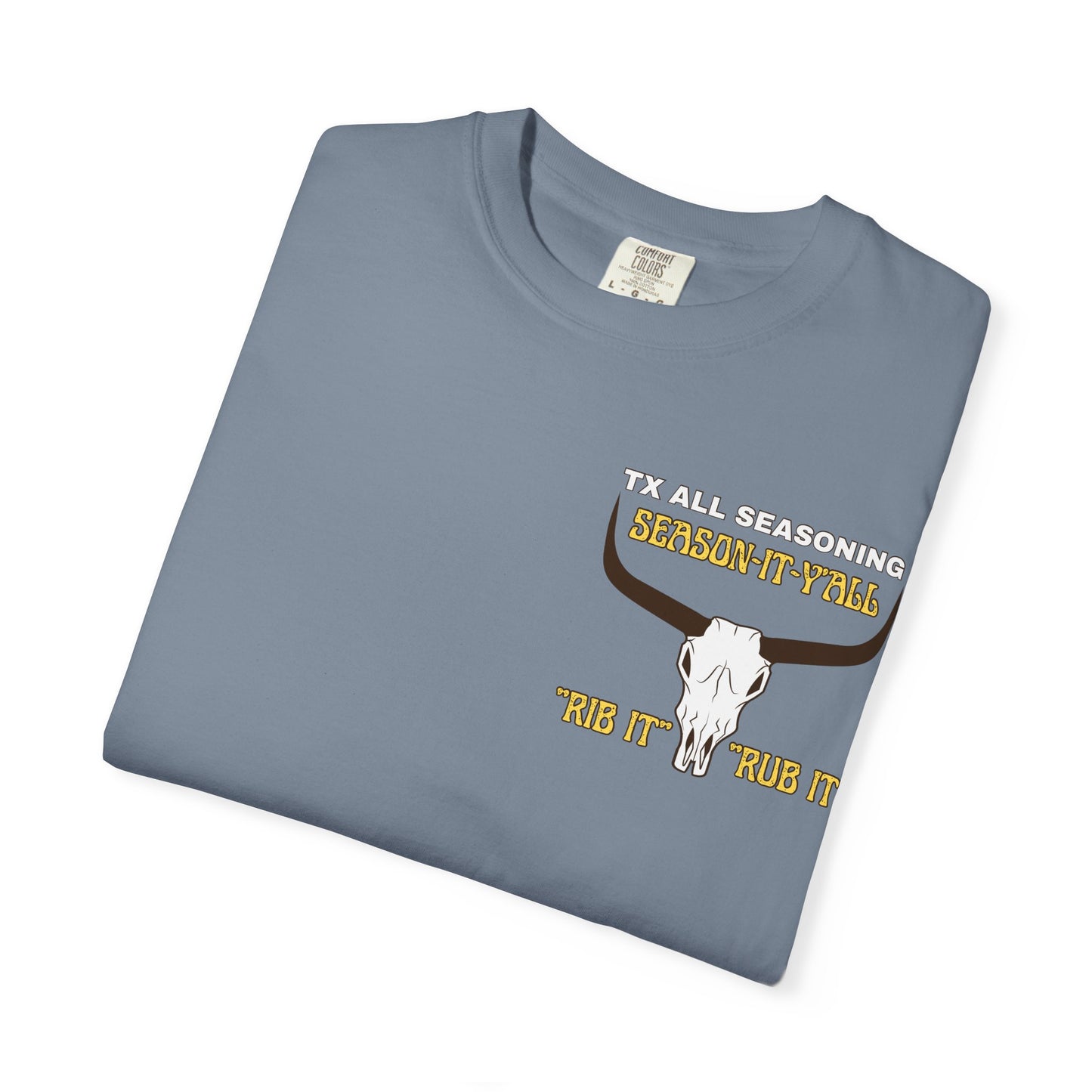 Longhorn Skull Western T-Shirt — "We All Understand Mexican-Style" Graphic Tee