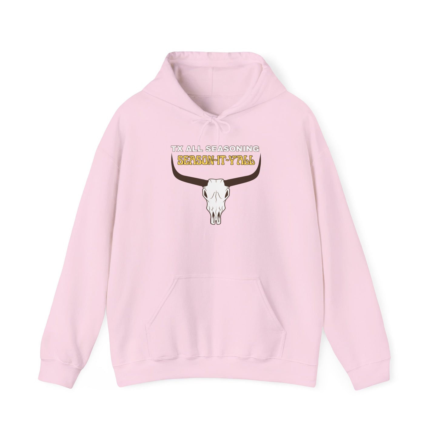 Skull & Horns Hoodie – TX ALL SEASONING