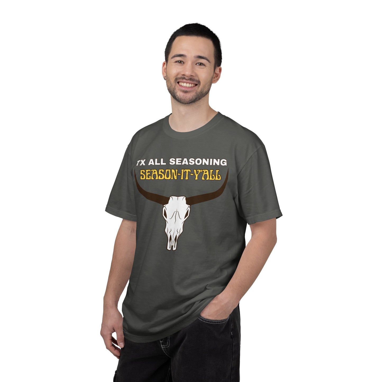 TX ALL SEASONING Skull T-Shirt — Texas All-Seasoning Western Tee