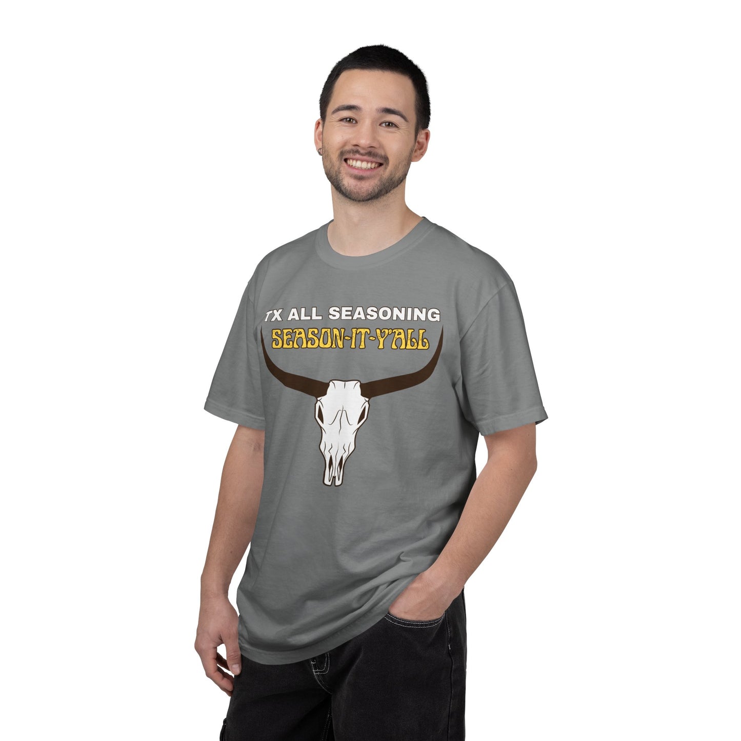TX ALL SEASONING Skull T-Shirt — Texas All-Seasoning Western Tee