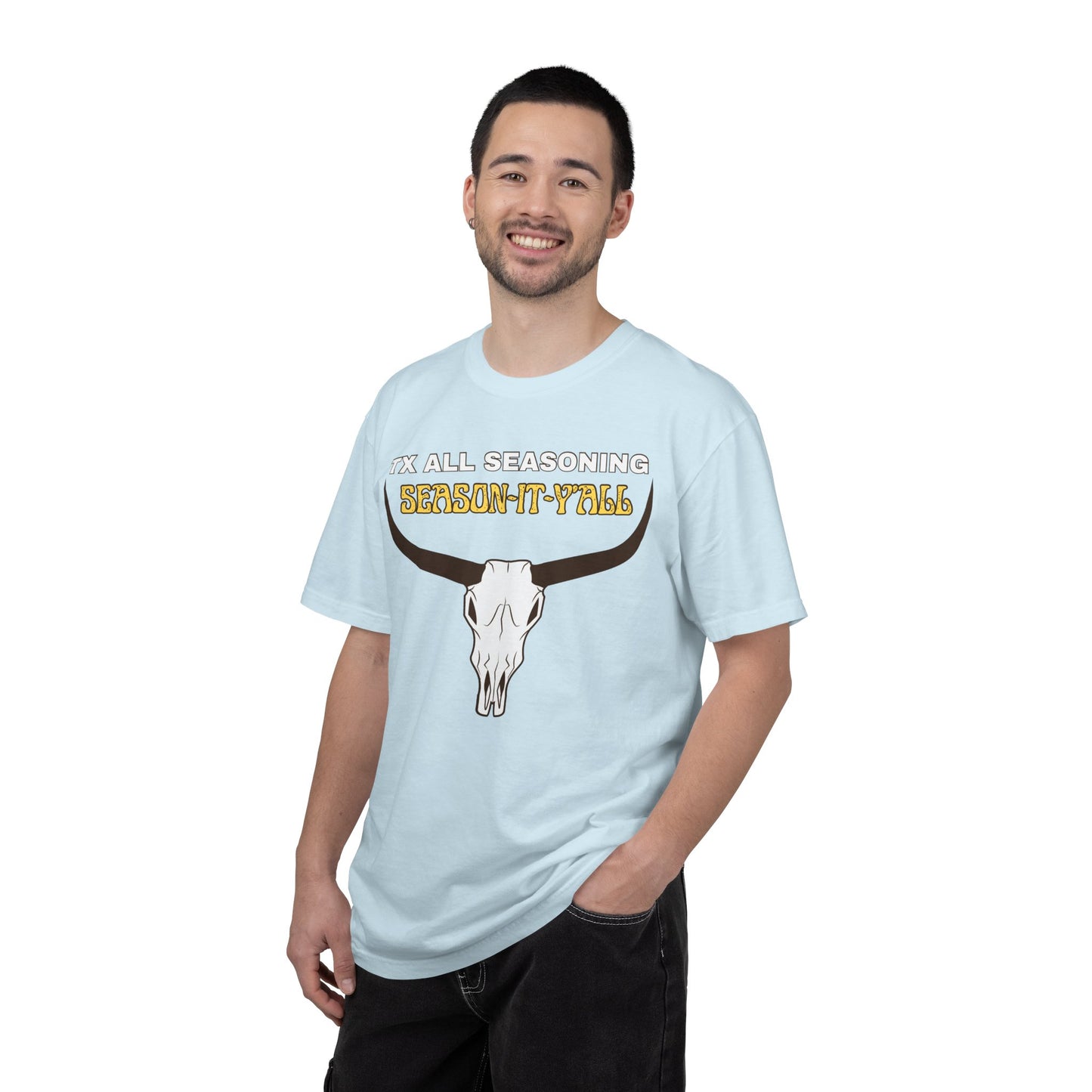 TX ALL SEASONING Skull T-Shirt — Texas All-Seasoning Western Tee