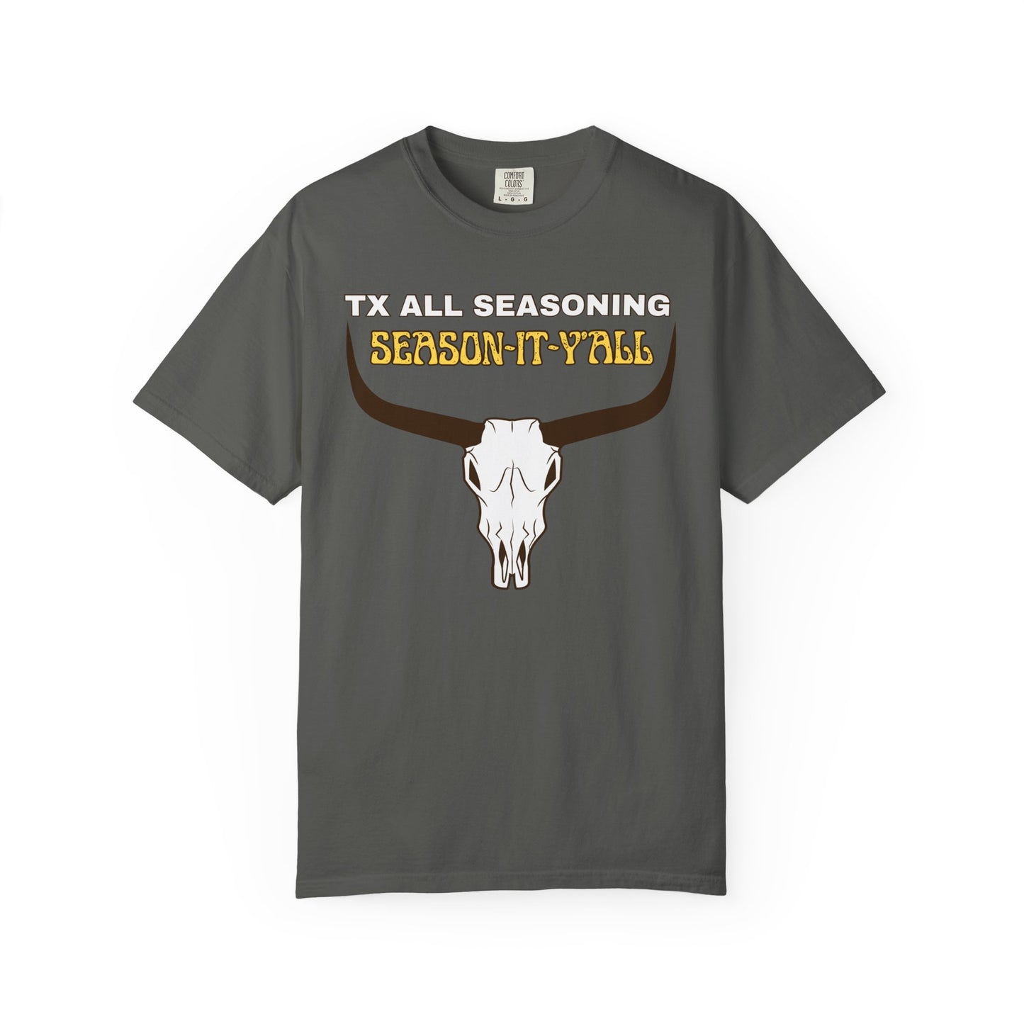 TX ALL SEASONING Skull T-Shirt — Texas All-Seasoning Western Tee