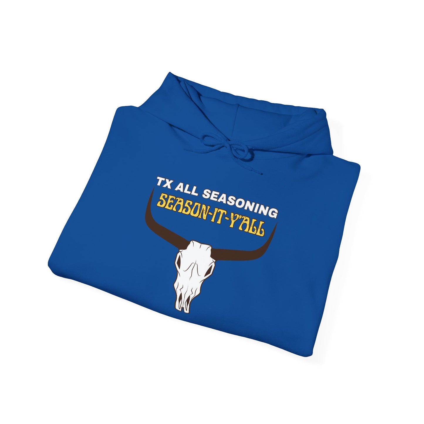 Skull & Horns Hoodie – TX ALL SEASONING