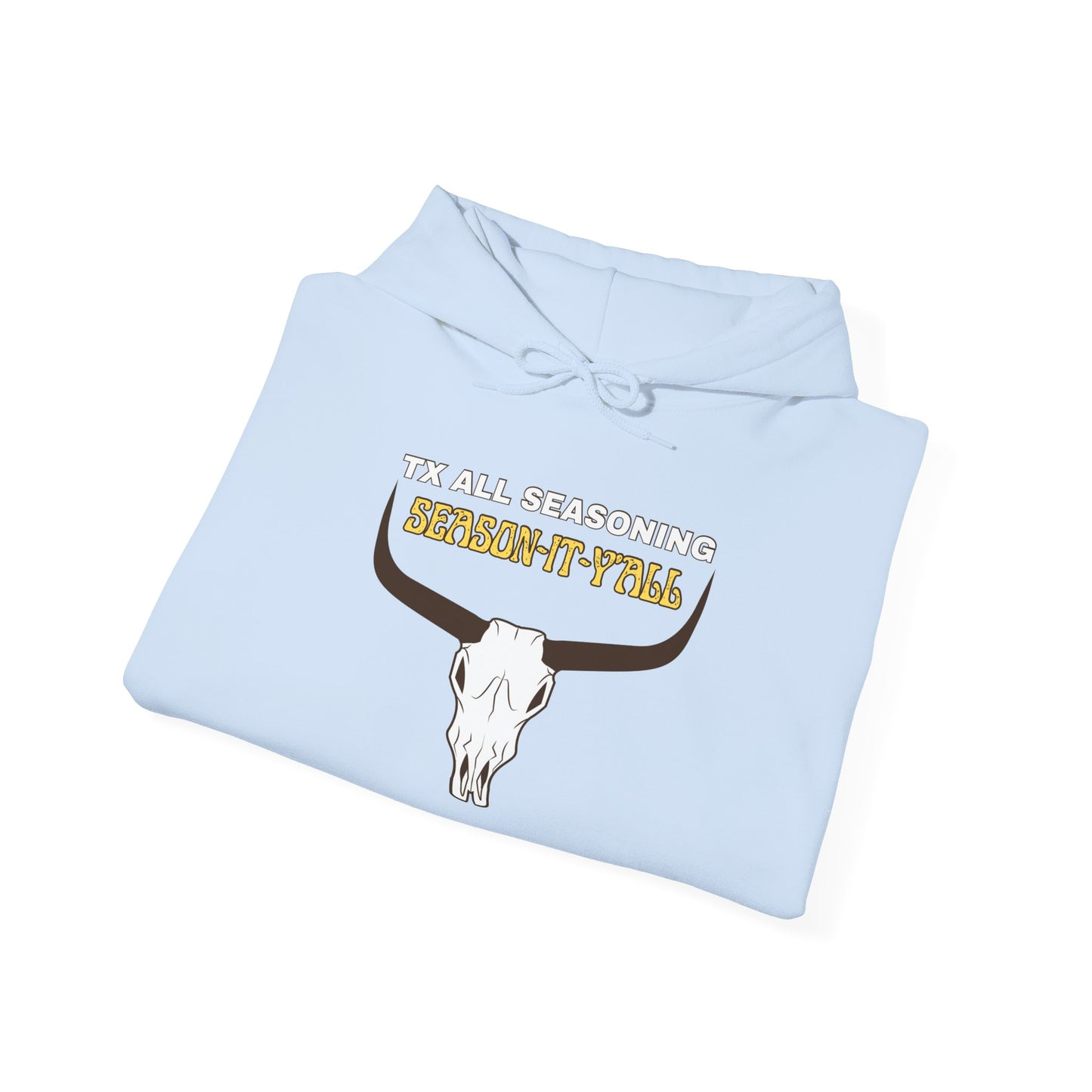 Skull & Horns Hoodie – TX ALL SEASONING