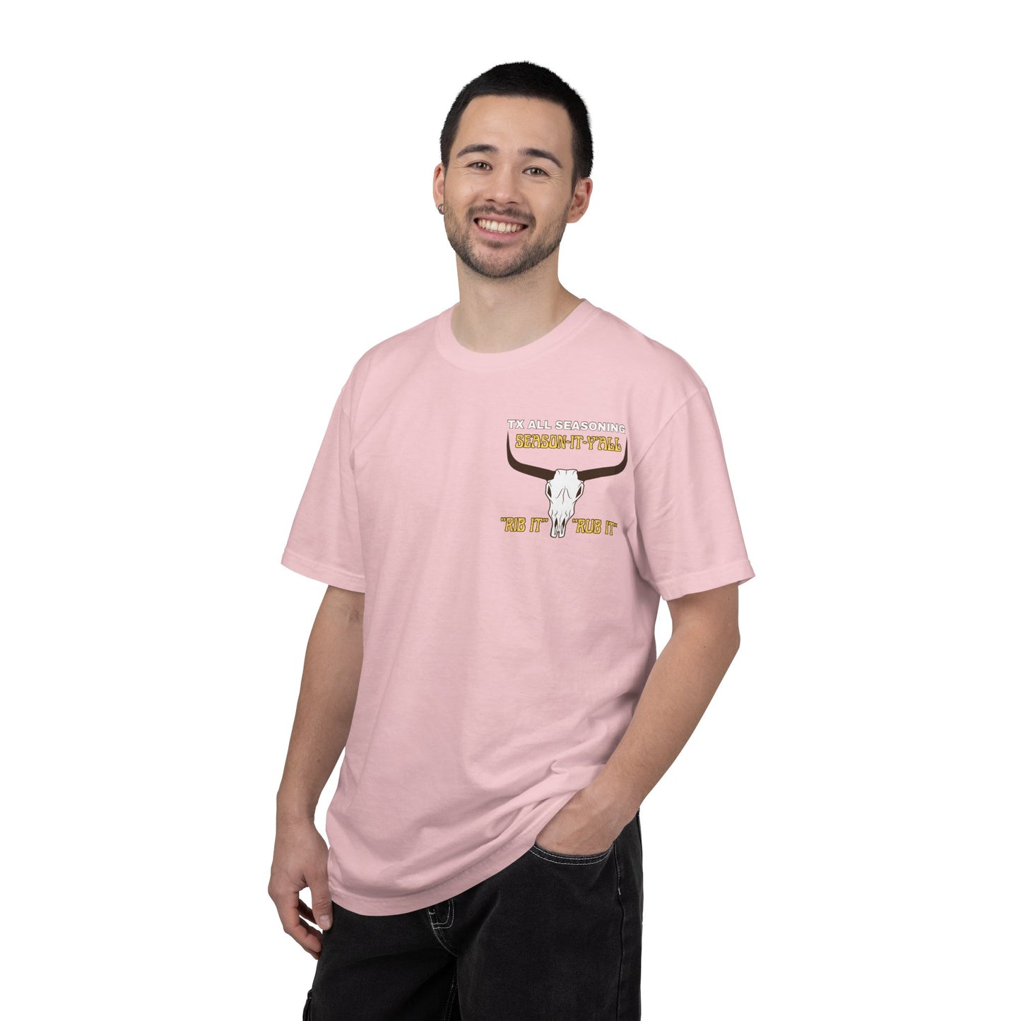 Longhorn Skull Western T-Shirt — "We All Understand Mexican-Style" Graphic Tee