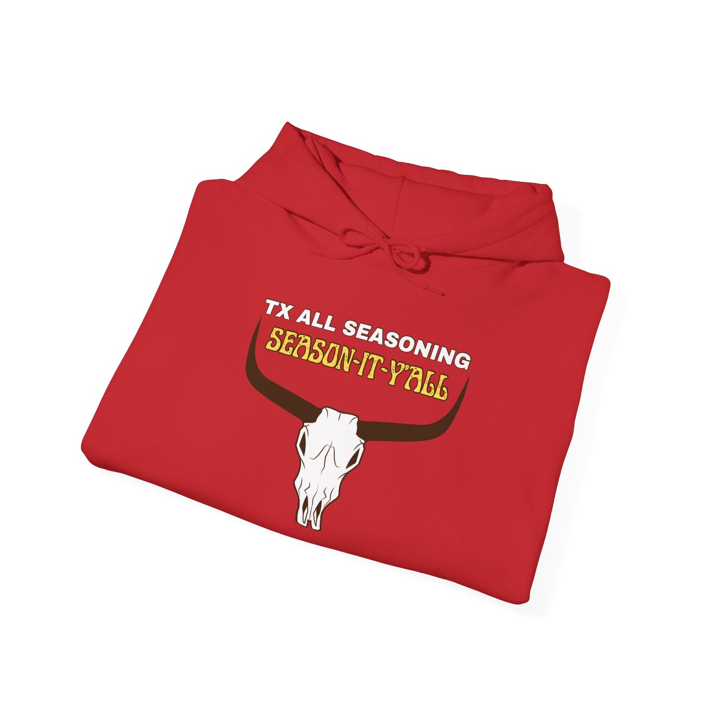 Skull & Horns Hoodie – TX ALL SEASONING