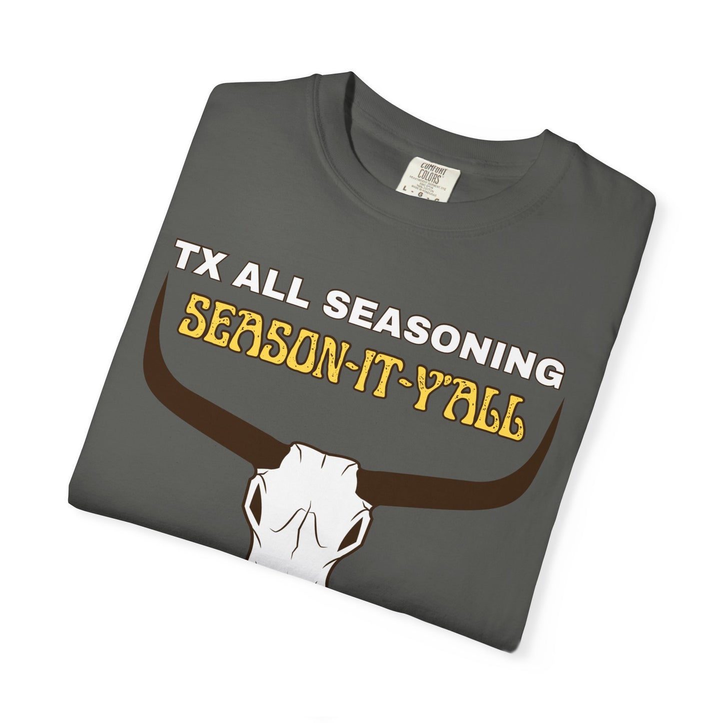 TX ALL SEASONING Skull T-Shirt — Texas All-Seasoning Western Tee