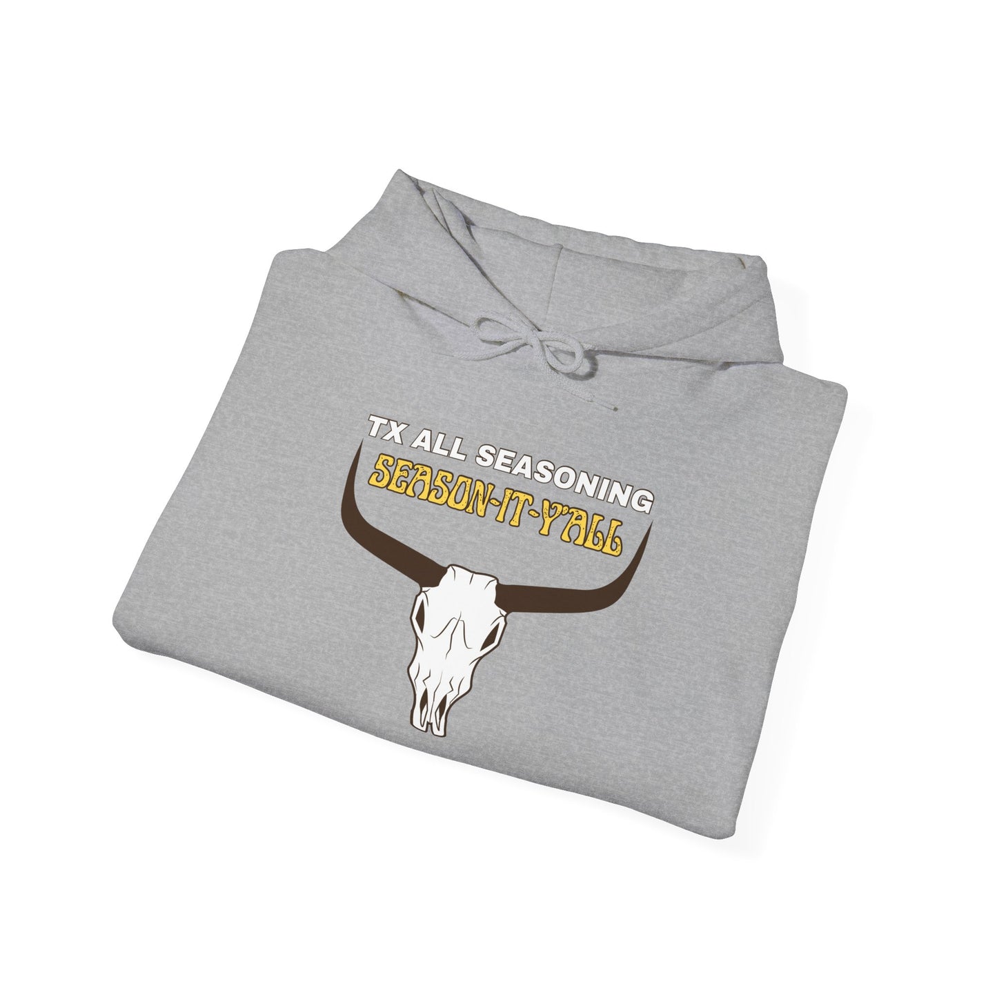 Skull & Horns Hoodie – TX ALL SEASONING