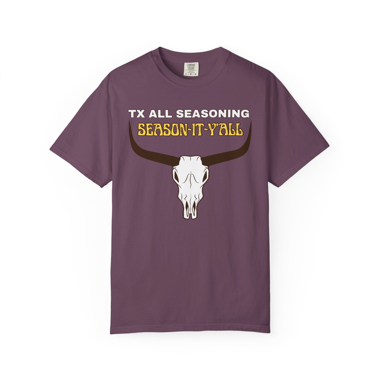 TX ALL SEASONING Skull T-Shirt — Texas All-Seasoning Western Tee
