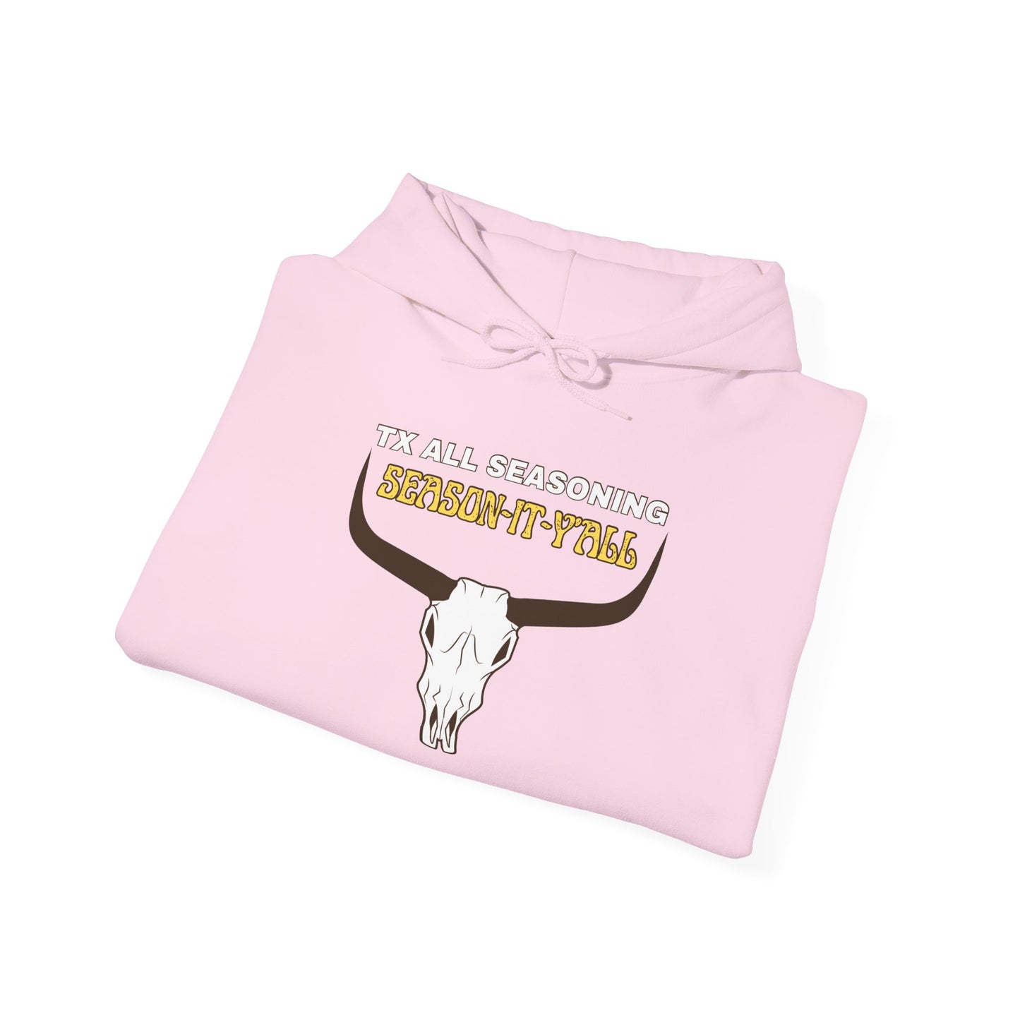 Skull & Horns Hoodie – TX ALL SEASONING