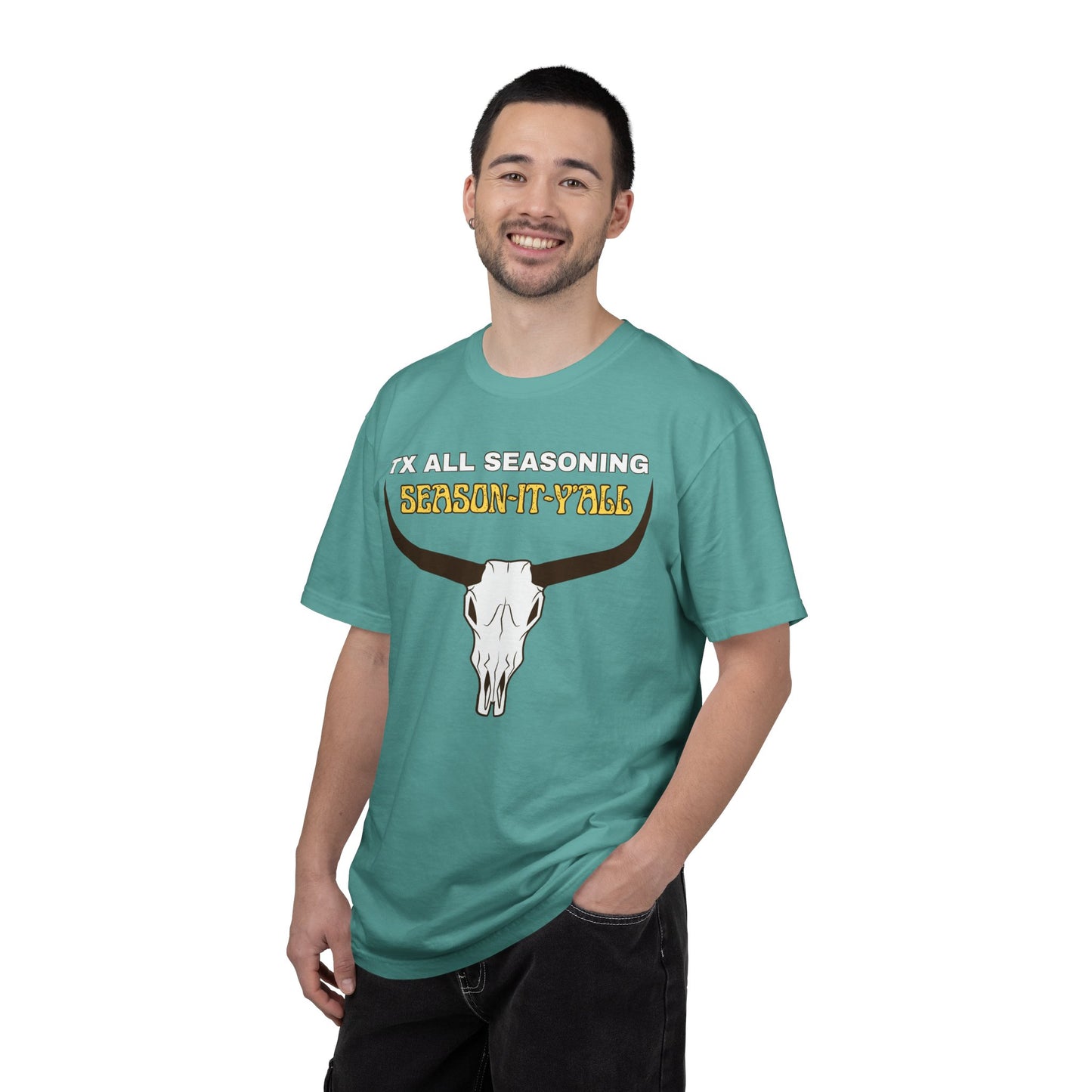 TX ALL SEASONING Skull T-Shirt — Texas All-Seasoning Western Tee
