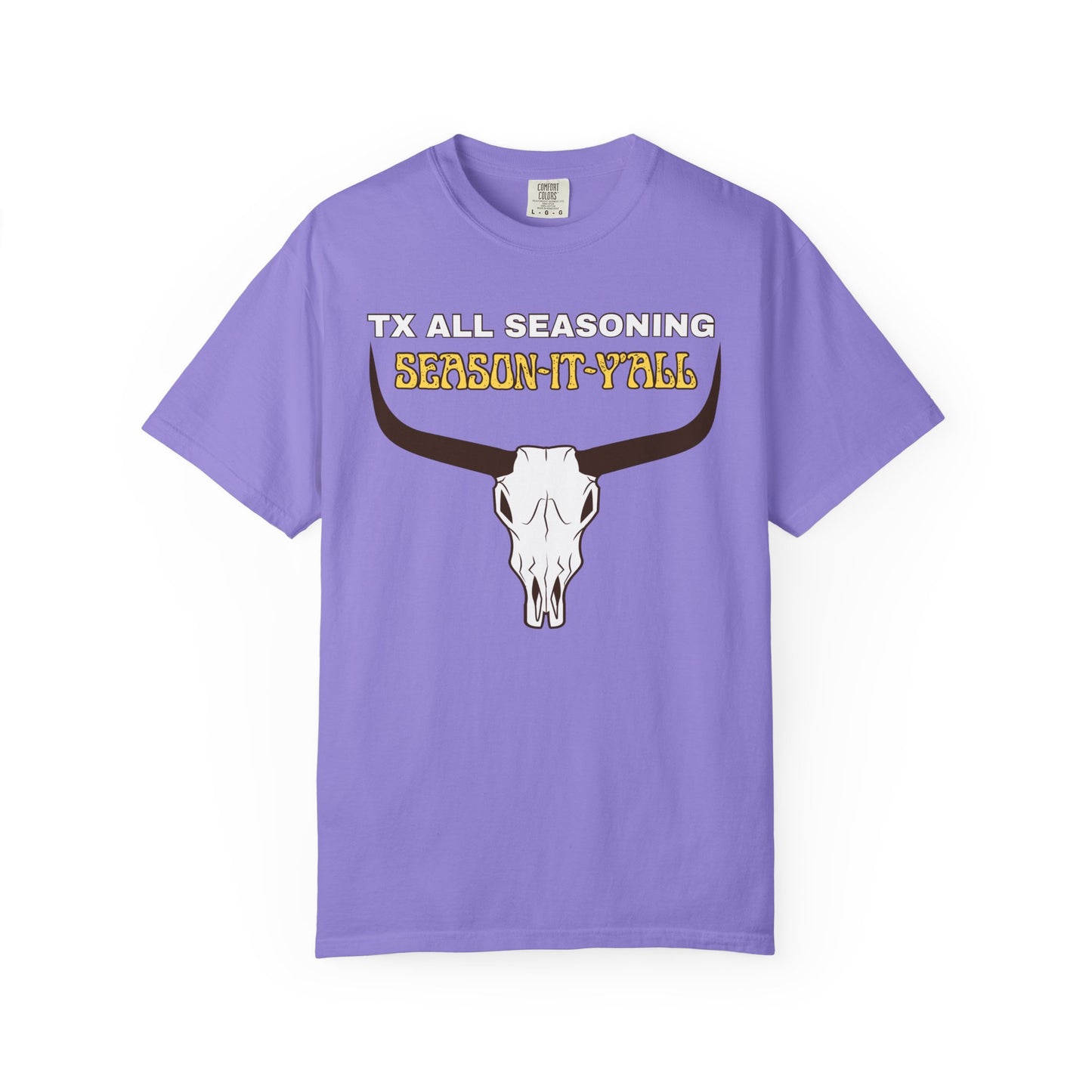 TX ALL SEASONING Skull T-Shirt — Texas All-Seasoning Western Tee
