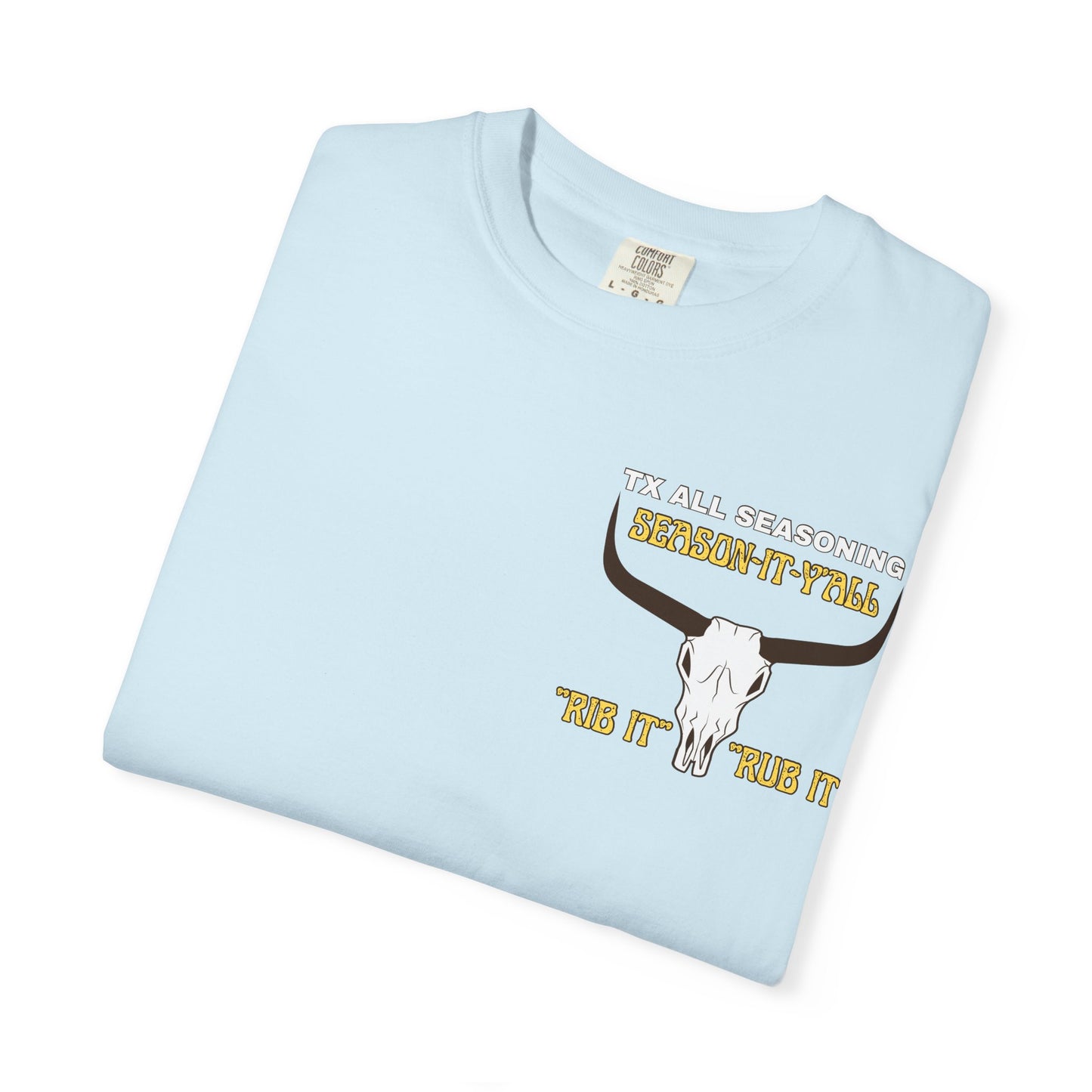 Longhorn Skull Western T-Shirt — "We All Understand Mexican-Style" Graphic Tee