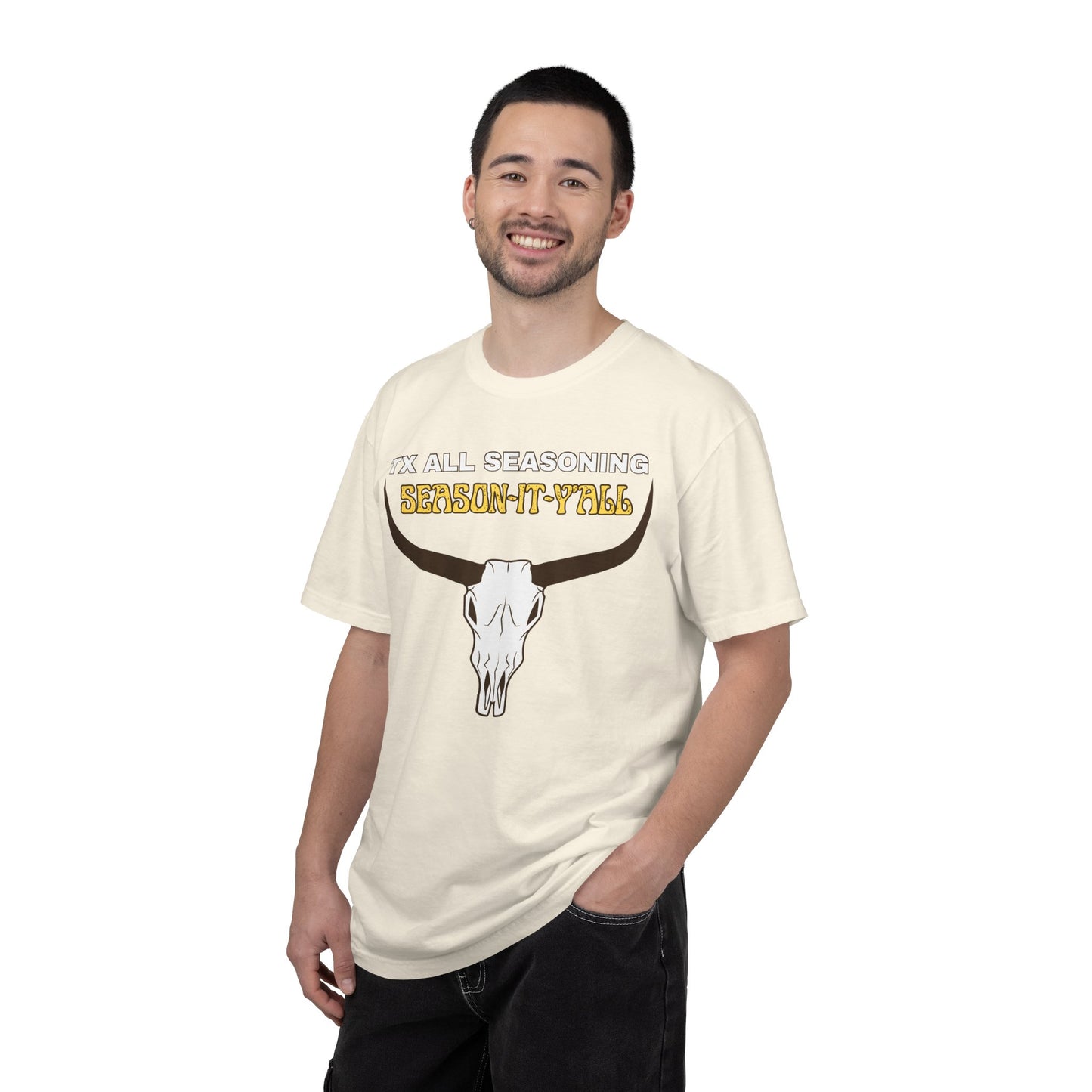 TX ALL SEASONING Skull T-Shirt — Texas All-Seasoning Western Tee