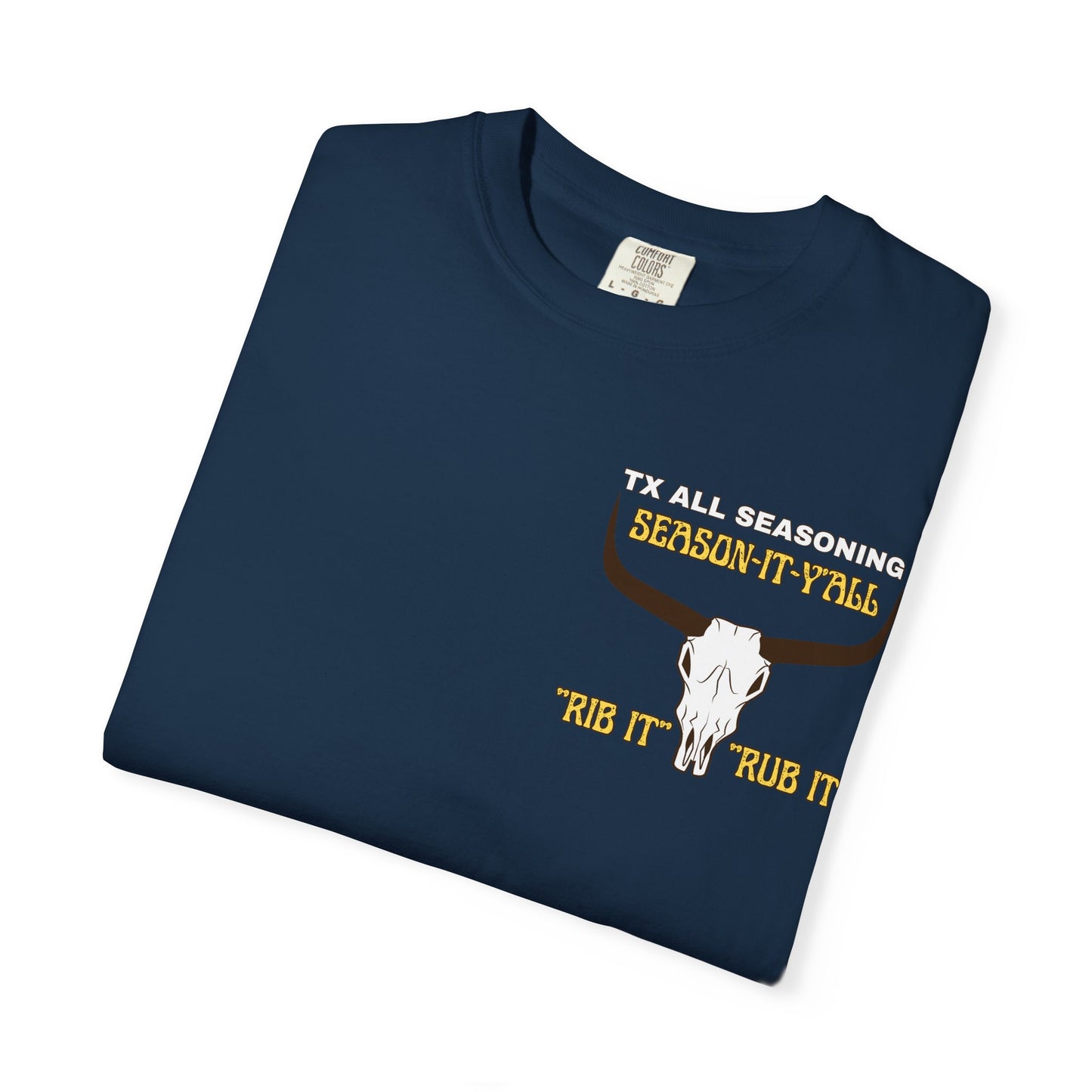 Longhorn Skull Western T-Shirt — "We All Understand Mexican-Style" Graphic Tee